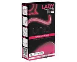 Uniq Lady - dámske kondómy (3 ks)