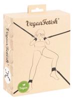 Vegan Fetish - sada kravát na posteľ (čierna)