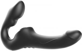 Vibračný strapless pripínací penis s diaľkovým ovládaním Magic Mike (21 cm)