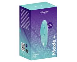 We-Vibe Moxie+ - rádiový, inteligentný klitorisový vibrátor (tyrkysový)