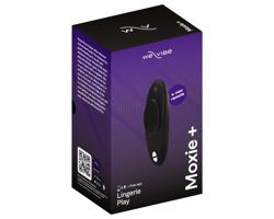 We-Vibe Moxie+ - rádiový, inteligentný vibračný stimulátor klitorisu (čierny)