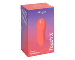 We-Vibe Touch X: akumulátorový, vodoodolný klitorisový vibrátor (korál)