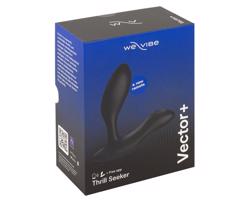 We-Vibe Vector+ - nabíjací, inteligentný análny vibrátor (čierny)