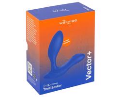 We-Vibe Vector+ - nabíjateľný inteligentný anál vibrátor (modrý)