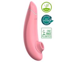 Womanizer Premium Eco - nabíjateľný stimulátor klitorisu s tlakovými vlnami (ružový)