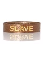 X-Play Slave - otrokársky obojok (bronzový)