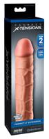 X-TENSION Perfect 2 - realistický návlek na penis (20,3cm) - prírodný