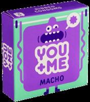 You Me MACHO - vrúbkované kondómy (3 ks)