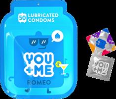 You Me ROMEO - extra lubrikované kondómy (50 ks)