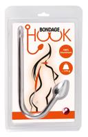 You2Toys Bondage Hook - hliníkový análny háčik (179g) - strieborný