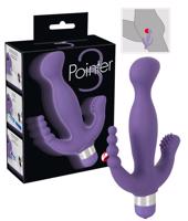 You2Toys Pointer - vibrátor pre trojité potešenie (fialový)