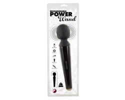 You2Toys Power Wand - nabíjací masážny vibrátor (čierny)