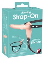 You2Toys Strap-On - nabíjací pripínací vibrátor (telová farba)