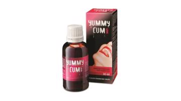 Yummy Cum Drops - výživový doplnok v kvapkách - pre mužov (30 ml)