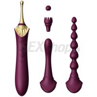 Zalo Bess 2 Clitoral Massager &amp;amp;#45; bordový