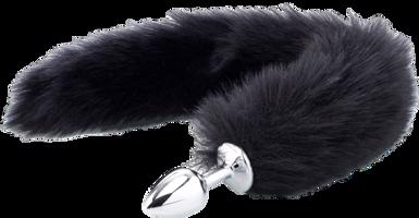 ZENN Deluxe Fluffy Fox Plug - Black